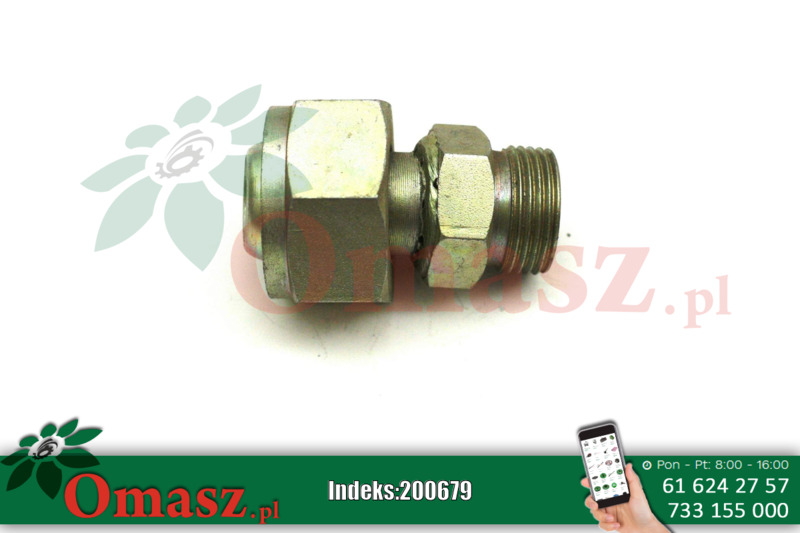Złącze hydrauliczne AB 33/27*2 (1/27*2)