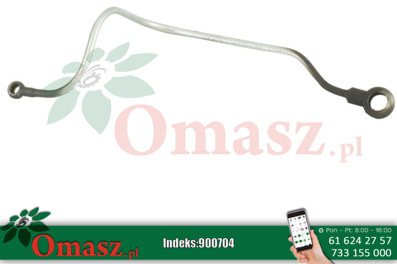 Przewód 4 doprowadzający oleju do pompy wtryskowej Ursus-385 84009140
