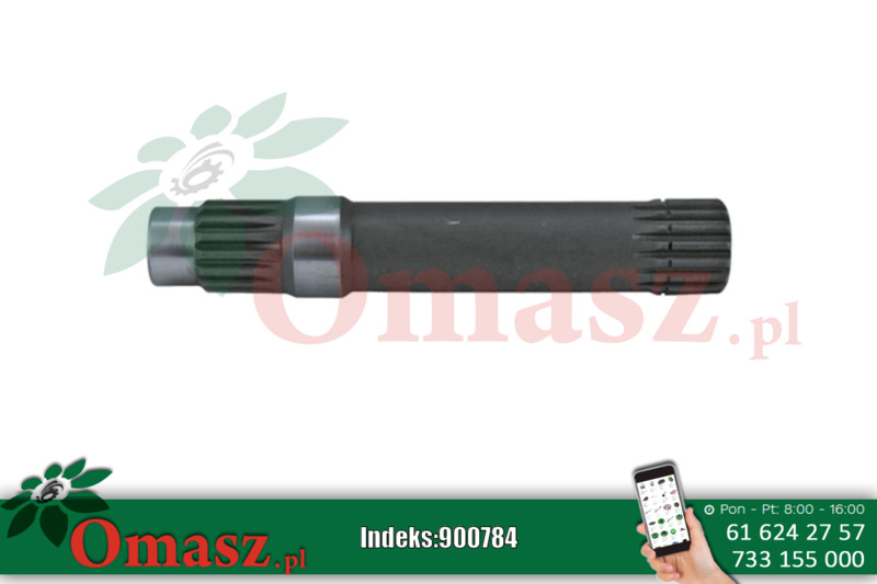 Wałek napędowy sprzęgła skrzyni pośredniej Ursus C-385 80108126
