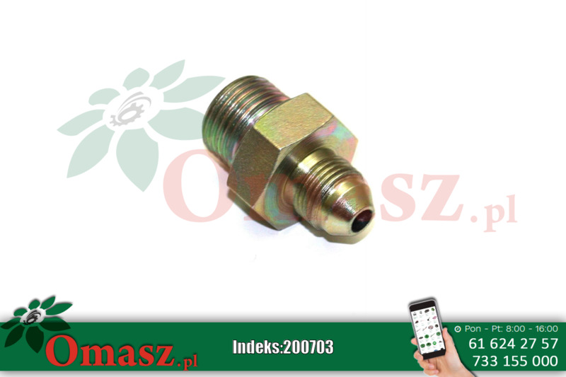 Złącze hydrauliczne UNF JIC BB 15,87/21