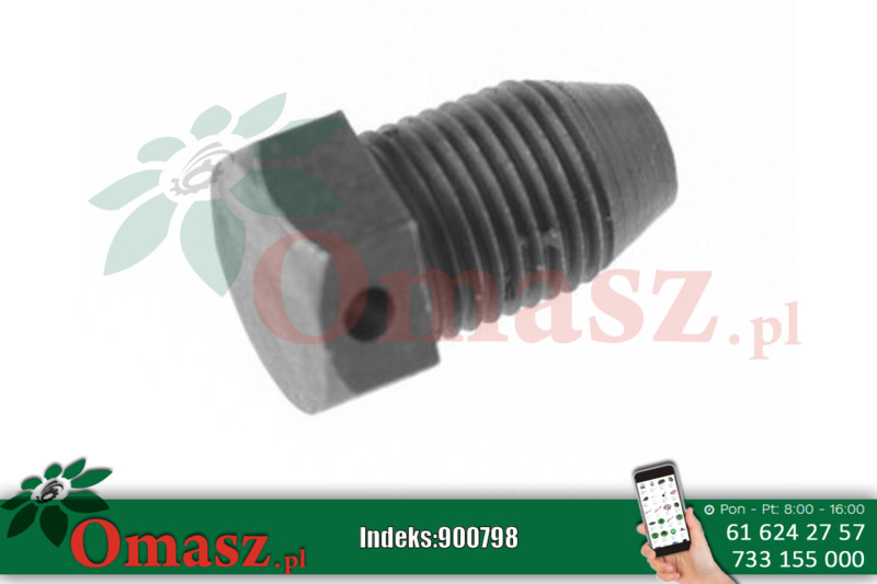 Śruba blokująca widełki w skrzyni biegów Ursus C-385 80121144