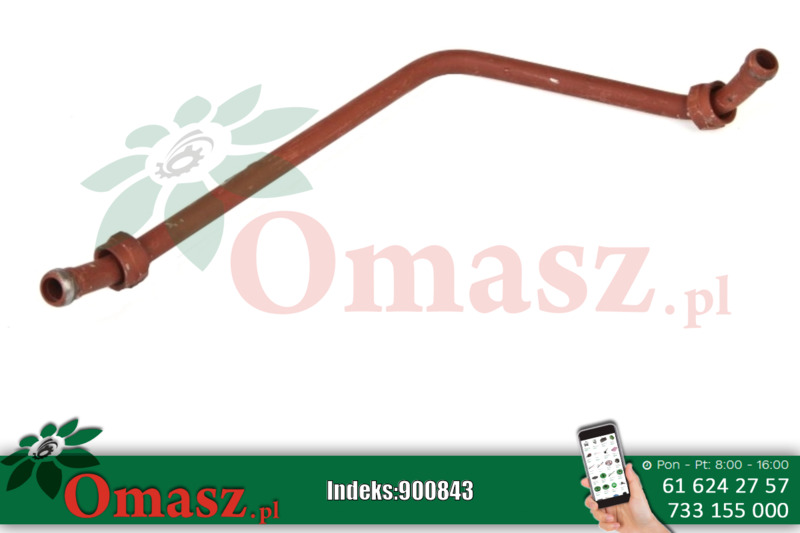 Przewód odpływowy rozdzielacza zaworu obwodu I hydrauliki zewnątrznej Ursus C-385 89413190