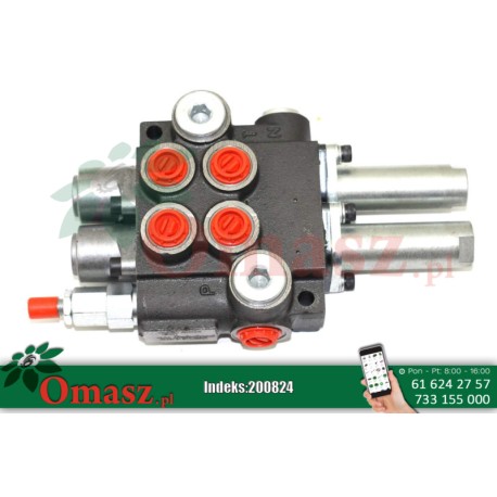 Rozdzielacz hydrauliczny 2-sekcyjny z joystickiem 02P40A1A1