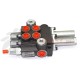 Rozdzielacz hydrauliczny 2-sekcyjny z joystickiem 02P40A1A1