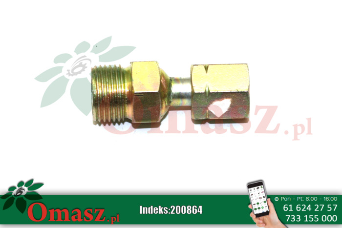 Złącze hydrauliczne UNF JIC AB 14,28/18*1,5