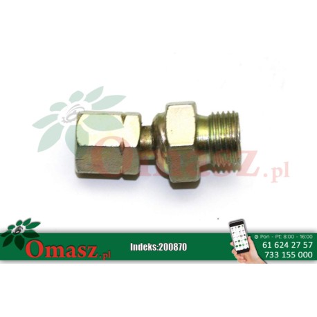 Złącze hydrauliczne UNF JIC AB 14,28/16*1,5