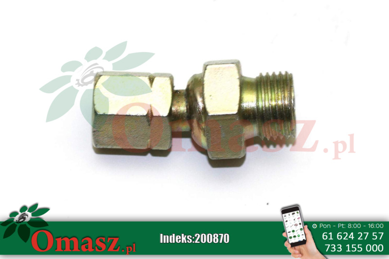 Złącze hydrauliczne UNF JIC AB 14,28/16*1,5