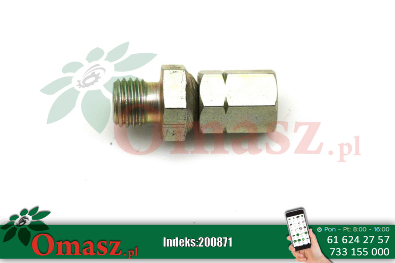 Złącze hydrauliczne UNF JIC AB 11,11/12*1,5