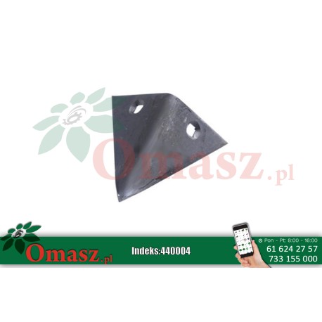 Lemiesz, nosek obsypnika, 2-otworowy - sadzarka ziemniaków 4431/05-002/0
