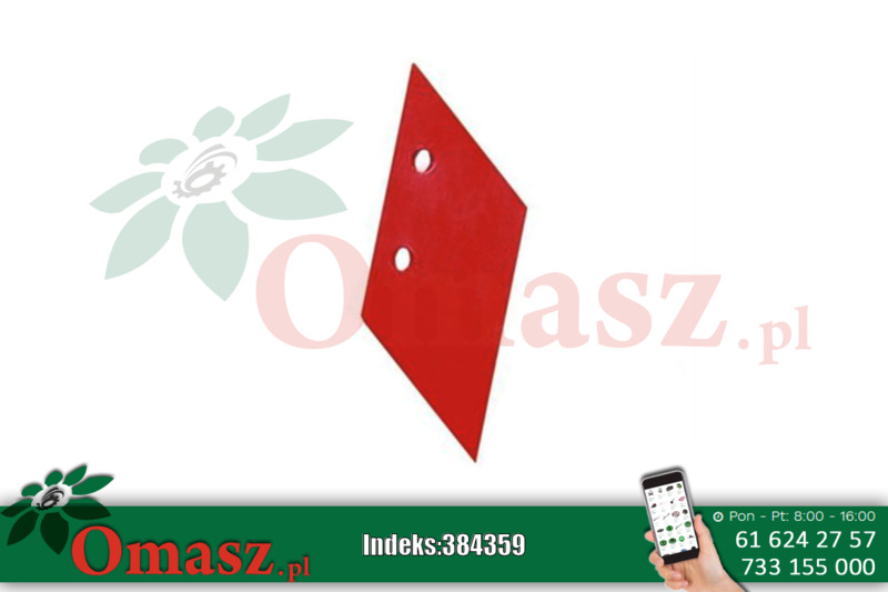 Kverneland lemiesz przedpłużka lewy 056873
