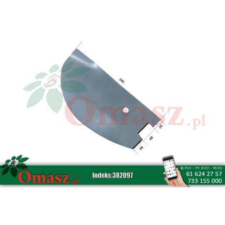 Lemken ścinacz krawędziowy prawy 3374389