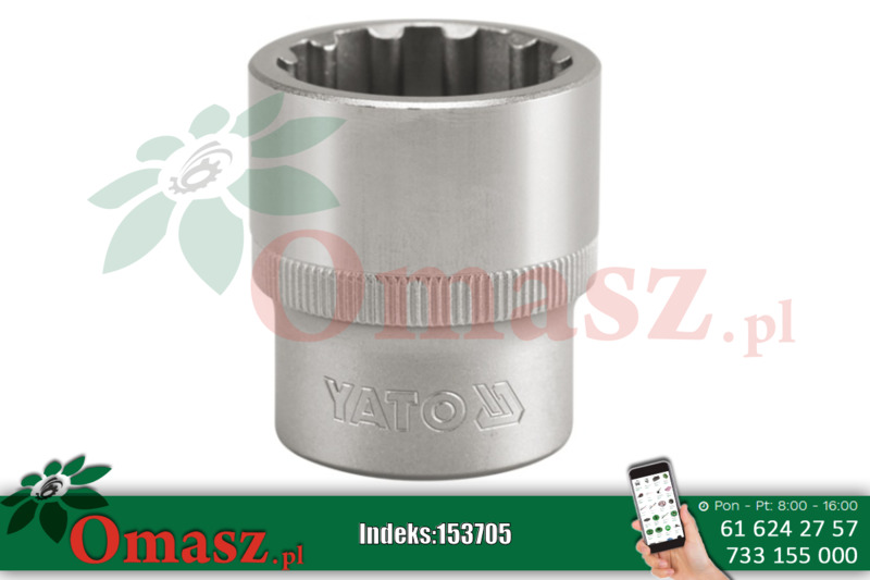 Nasadka 1/2cala   9mm YATO wysoka