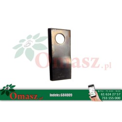 Nóż kosiarki rotacyjnej prawy 112*48*4 Pottinger 434970M