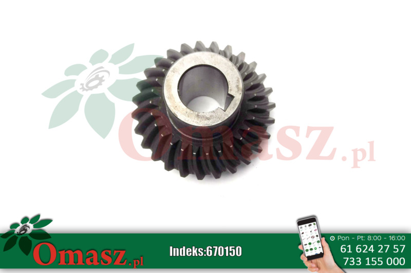 Koło zębate duże łukowe z-27, kosiarka 5036/01-066/1