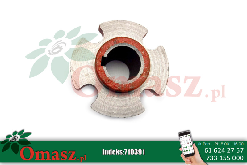 Tuleja kołnierzowa sprzęgła przeciążeniowego rozrzutnika obornika 2208/03-027