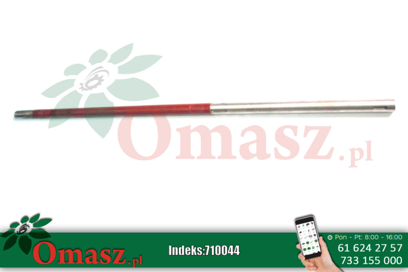 Wał tylny 156cm ciągnący 1 taśmę Rozrzutnik obornika 2219/07-001/1