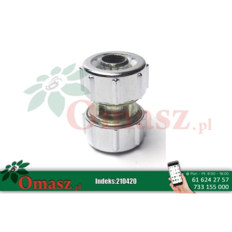 Bradas reparator węża 1/2 na 1/2' chrom KT4035Z