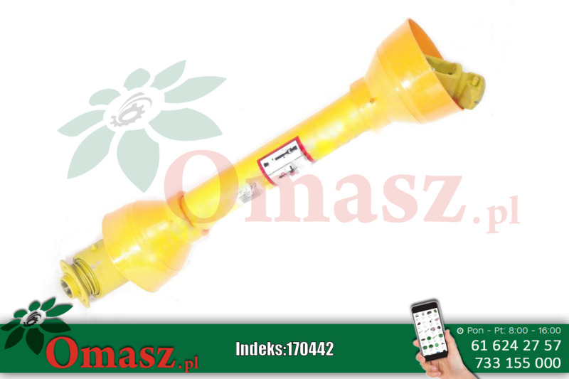 Wał przekaźnika 680Nm L-610/945 ze sprzęgłem jednokierunkowym