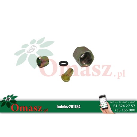 Komplet naprawczy przewodu, nakrętka z pierścieniem M14*1,5 AR150446
