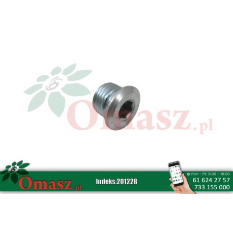 Korek gwintowany z gniazdem sześciokątnym M16*1,5*15mm, imbus*8 52728202507