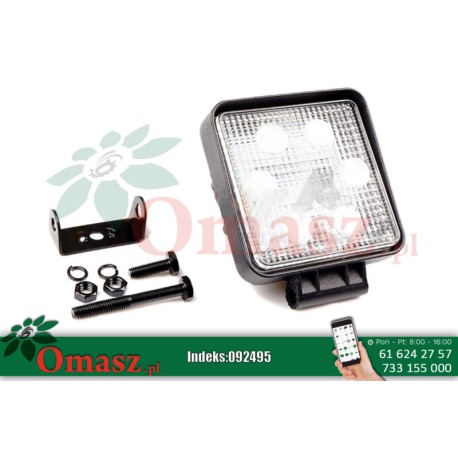 Lampa robocza 6 LED prostokątna 3W