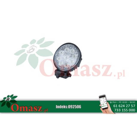 Lampa robocza 9 LED okrągła 2200Lm