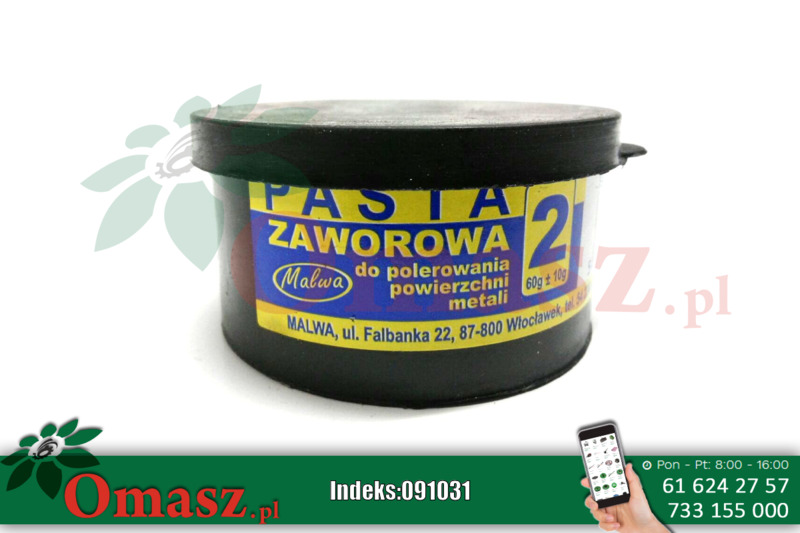 Pasta zaworowa - ziarnistość 2