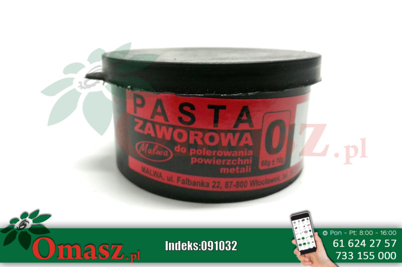 Pasta zaworowa - ziarnistość 0
