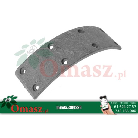 Okładzina szczęki hamulcowej krótka Ursus C-330 50/01-909/0