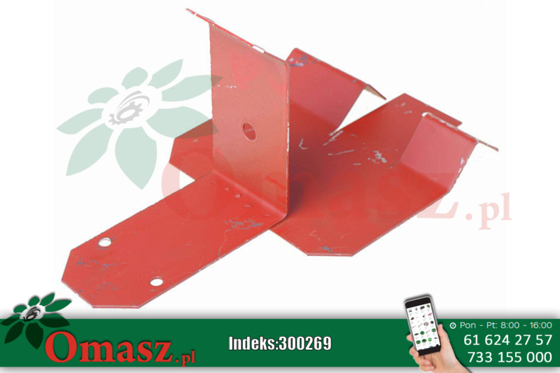 Wspornik lewy lampy tylnej oraz tablicy rejestracyjnej Ursus C-330 42/42-208/0