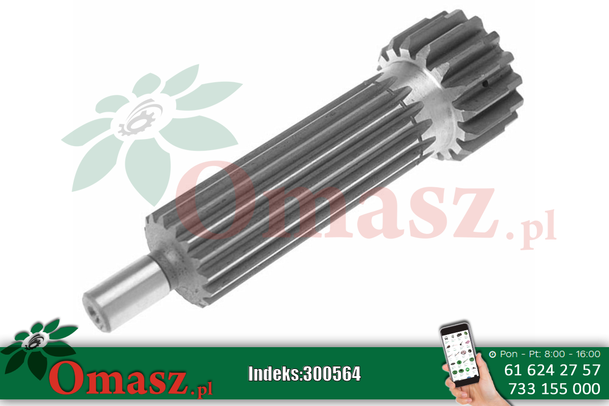 Wałek główny skrzyni biegów Ursus C-330M 50/21-403/2