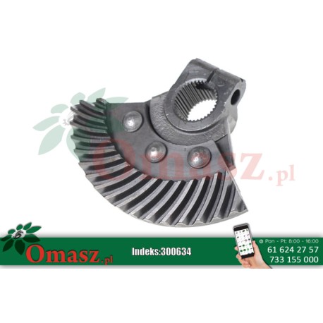 Wycinek zębaty kolumny kierowniczej Ursusa C-330 42/28-004/0