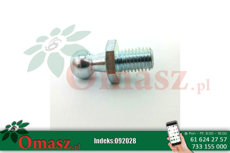 Uchwyt sprężyny gazowej M8x13 dł. 30mm