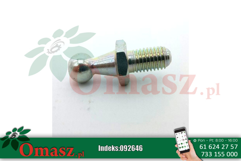 Uchwyt sprężyny gazowej M8x15 dł. 36mm