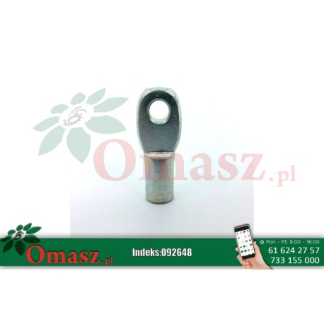 Uchwyt sprężyny gazowej M6 oczko fi 6mm dł. 35mm