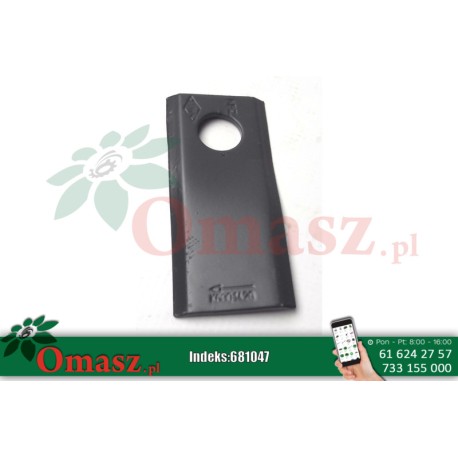 Nóż kosiarki rotacyjnaj Kuhn lewy 96302