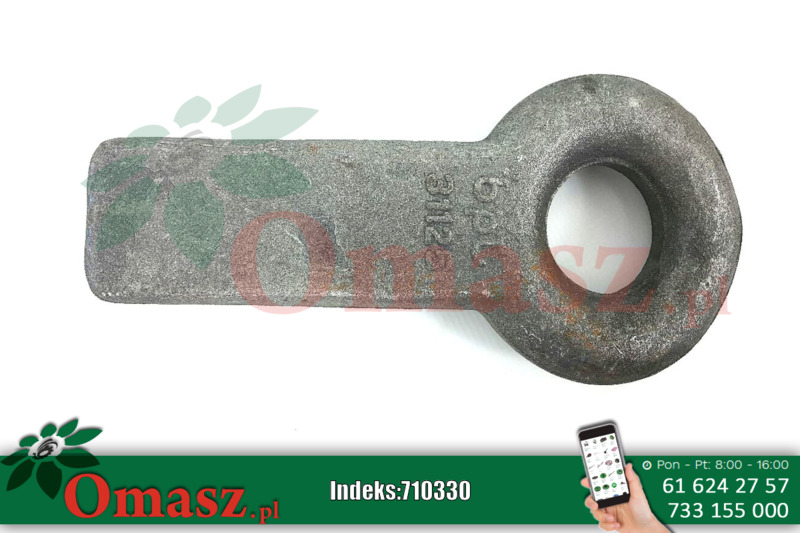 Ucho dyszla do przyspawania