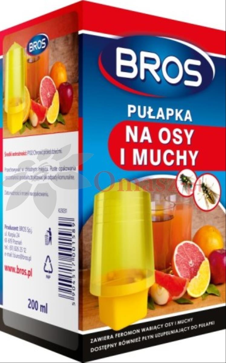 Pułapka Bros na osy i muchy + płyn 200ml