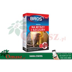 Bros kostka na myszy i szczury 100g