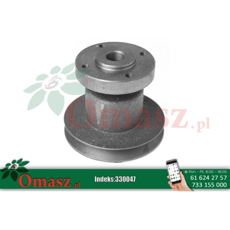 Koło pasowe pompy wody MF3, 1 pasek 31145741