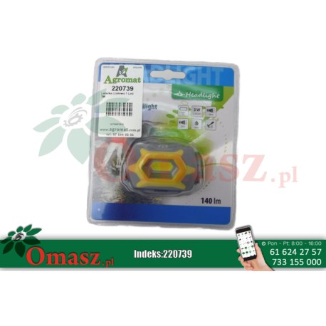 Latarka czołowa 1 LED 3W P3532