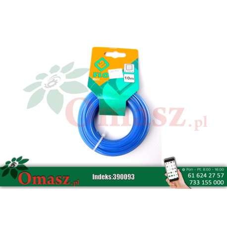 Żyłka tnąca 2,4mm*10m kosiarki kwadratowa