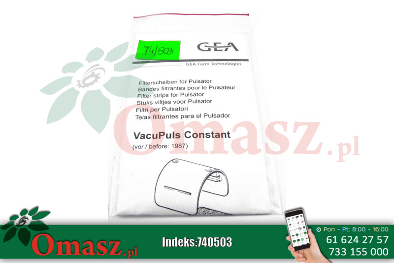 Filtr pulsatora 12szt. Westfalia