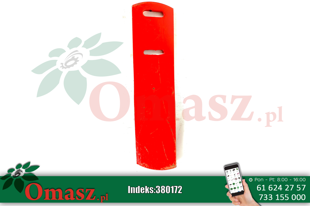Kverneland listwa lewa przedłużajaca odkładnicy 063388