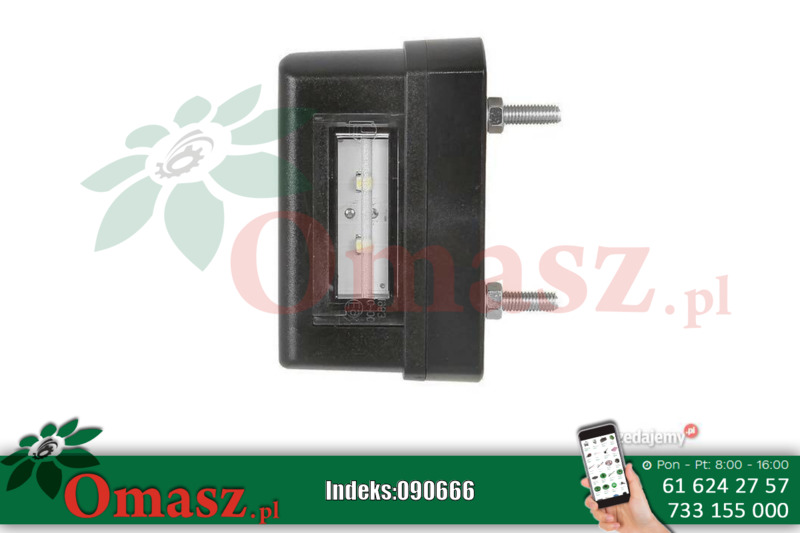 Lampa tablicy rejestracyjnej 12/24V W54 W54246