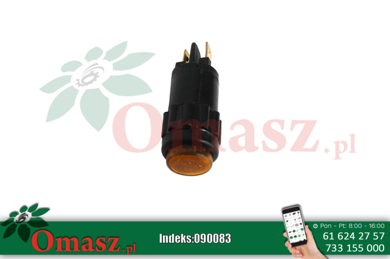 Lampka kontrolna żółta 50/18-122