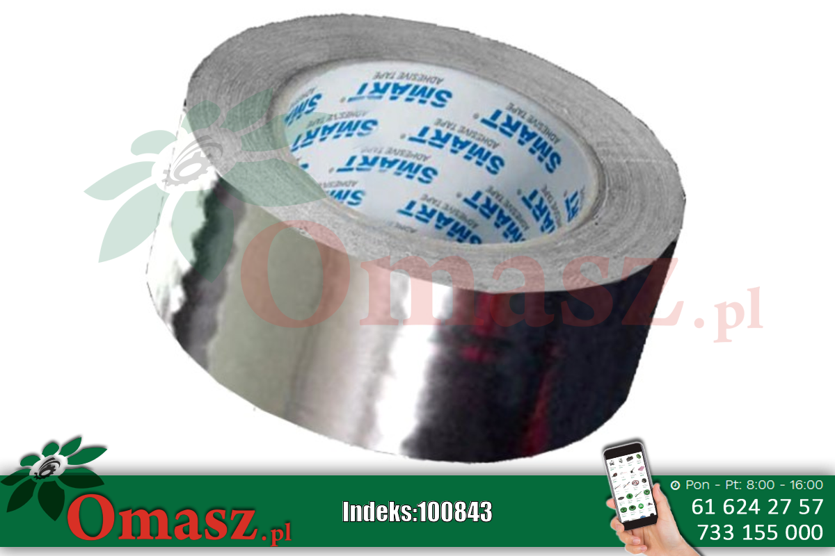 Taśma metalizowana aluminiowa 50mm*50mb
