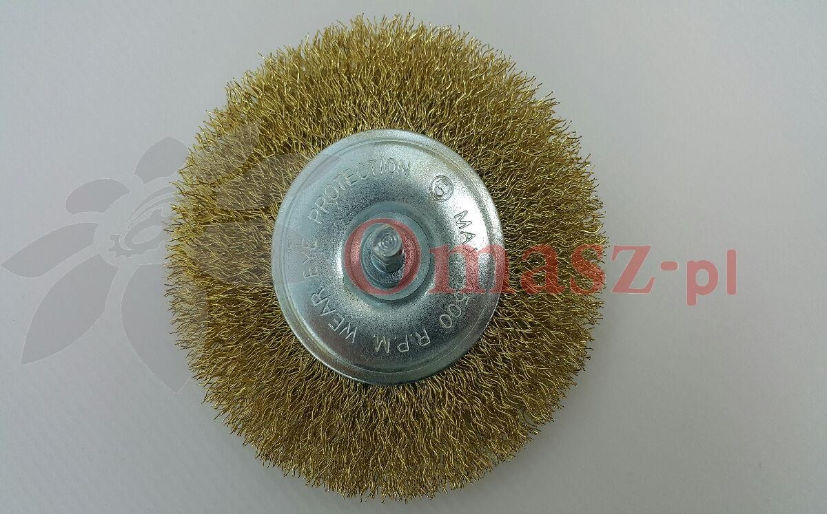 Szczotka tarczowa do elektronarzędzi 100mm z bolcem