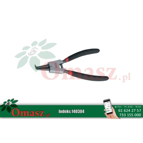 Szczypce 200mm zewnętrzne wygięte N-20-708 Modeco