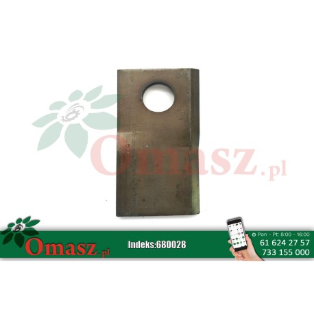 Nóż kosiarki rotacyjnej Krone lewy 01466902M